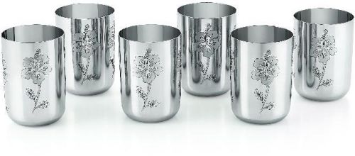 Polished Stainless Steel Angel Royal Glass, For Restaurant, Home