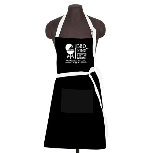 Logo Printed Kitchen Apron, For Cooking, Size : M