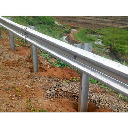 Mild Steel W Beam Crash Barrier