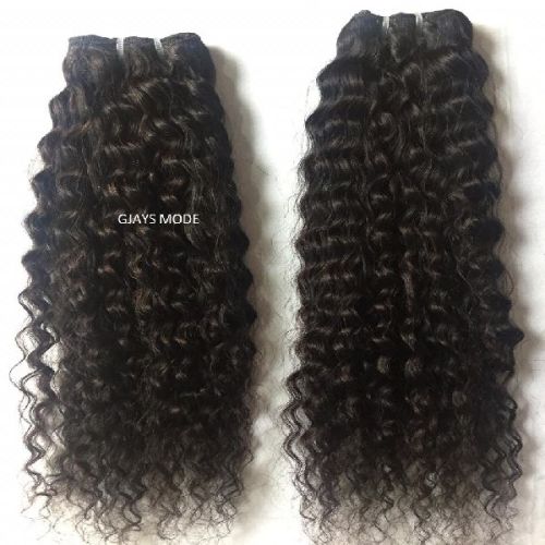 20 Inch Deep Curly Human Hair, For Parlour, Personal