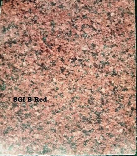 Rectangular Flamed B Red Marble Slabs, For Construction, Size : Standard