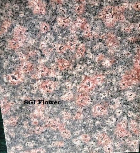 Rectangular Flamed Flower Marble Slabs, For Construction, Size : Standard