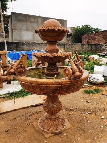 Polished Marble Fountain, For Garden, Design : Classy