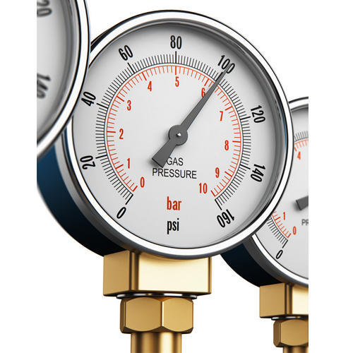 Gas Pressure Gauge, Dial Size : 2.5 Inch / 63 Mm