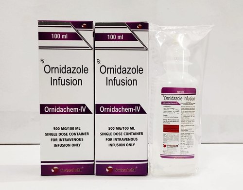 Ornidazole Infusion, Packaging Size : 100ML WITH CARTON