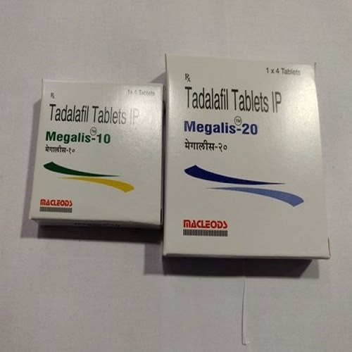 Megalis  Tadalafil Tablets, Pack Size : 1x4 Tablets