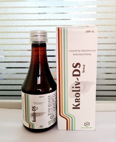 Kroliv-DS Ayurvedic Liver Tonic, Packaging Type : Bottle