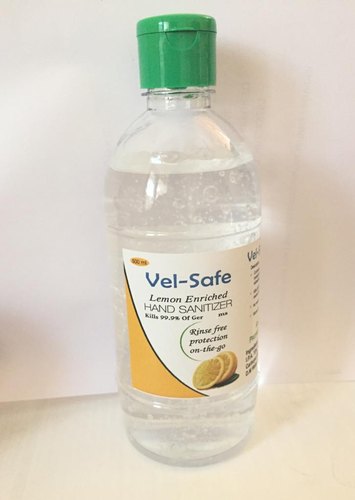 Vel Safe Hand Sanitizer Alcohol Base, Packaging Size : 500 Ml