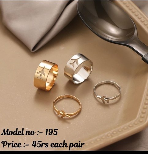 Alloy Couple Ring, Size : Standard