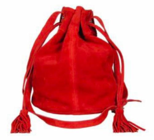 Ladies Buff Suede Leather Potli Bags, Style : Hand