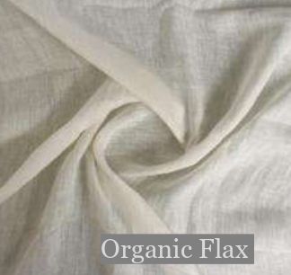 Cotton Organic Flax Fabric, For Textile Industry, Pattern : Plain