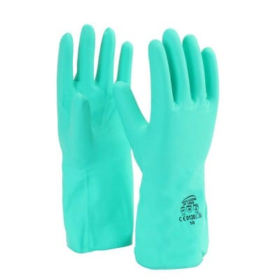 NITRILE GLOVES, Color : Green