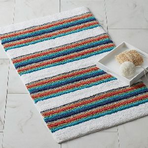 Cotton Printed MO-BM-20-4854 Plain Bath Mat, Style : Anitque