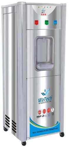 Cooler With Hot RO Water Cooler, Color : Silver