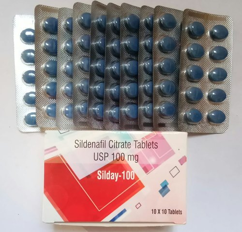 Sildenafil Citrate Tablets, Packaging Size : 1X10