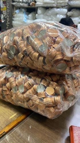 Coated Plain Metal Bottle Caps, Size : Standard