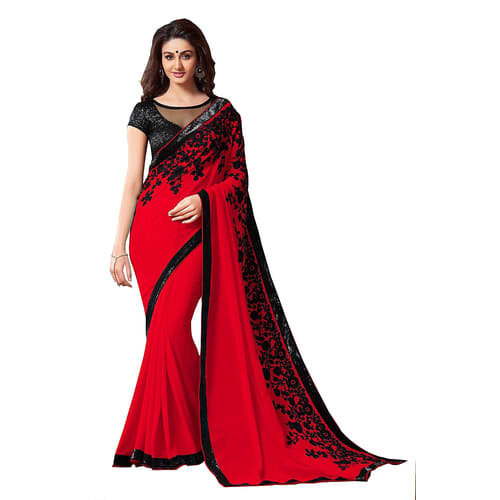 Ladies Sarees, For Easy Wash, Dry Cleaning, Saree Length : 6.3 Meter