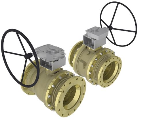 ALUMINIUM BRONZE TRUNNION BALL VALVE