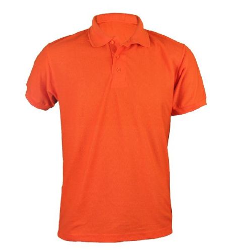 Men Orange Polo T Shirt, For Casual, Size : XL