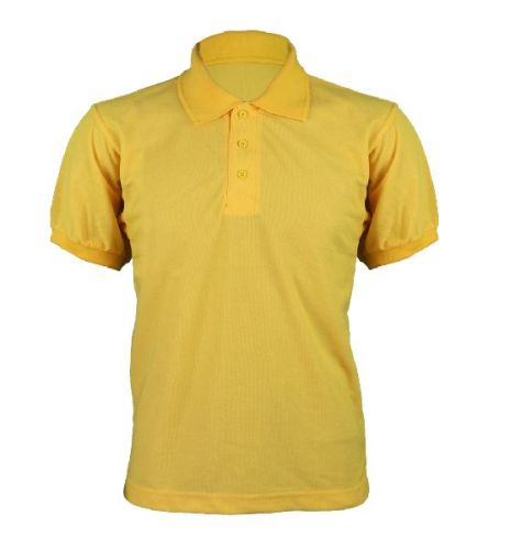 Men Yellow Polo T Shirt, Packaging Type : Packet