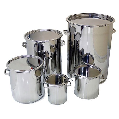 Matt/Mirror SS Liquid Storage Drum, For Industrial, Pattern : Plain