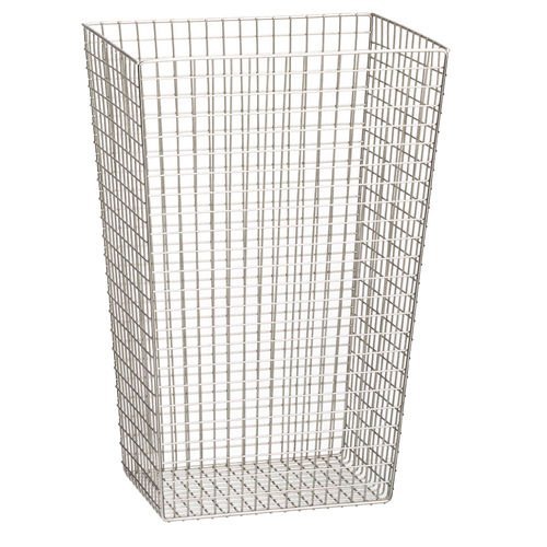 JIET Round Stainless Steel SS Wire Dustbin, For Refuse Collection, Color : Silver