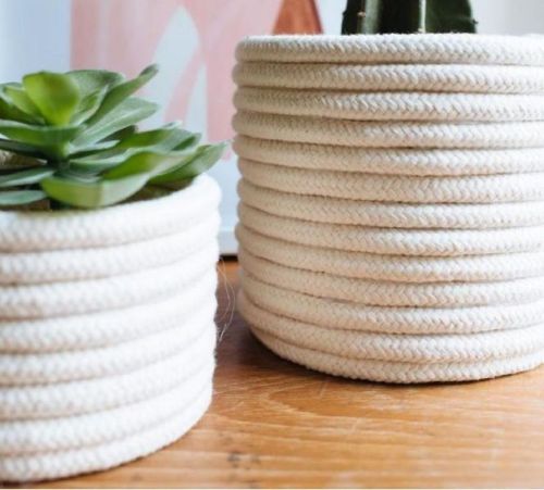 KT-1004 Jute Storage Basket, Size : 12’’X12’’