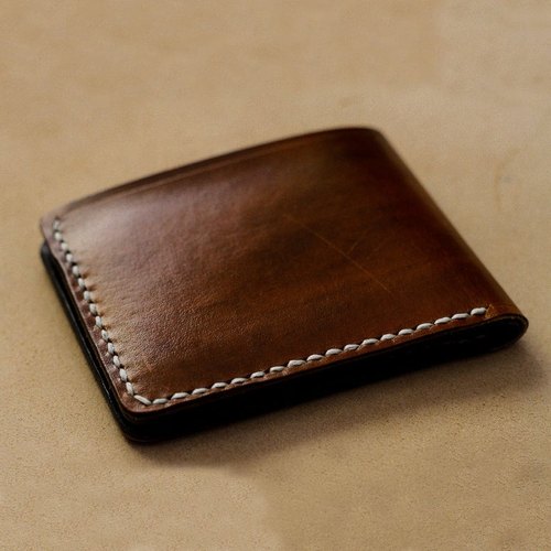 Polished Bifold Leather Wallet, For Keeping, ID Proof, Gifting, Credit Card, Cash, Personal Use