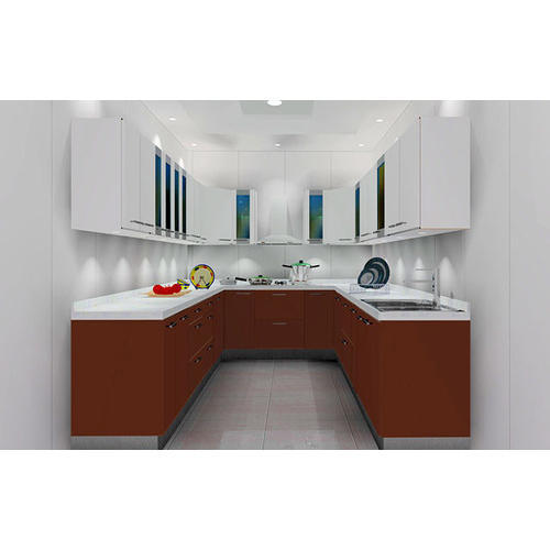 U Shaped Modular Kitchen