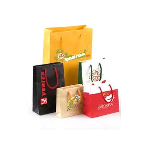 Loop Handle Paper Bag, For Gift Packaging, Shopping