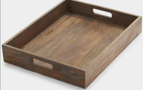 Polished Wooden Serving Trays, Feature : Durable, Light Weight