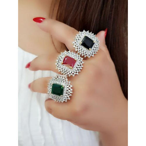 Polished Artificial Rings, Packaging Type : Velvet Box, Wooden Box