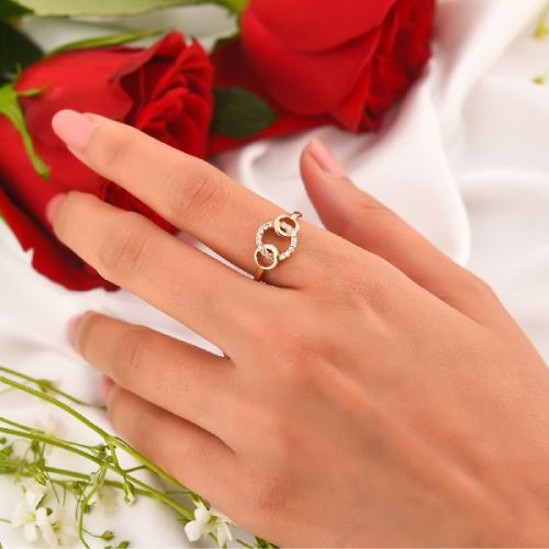 Rose Gold Diamond Ring