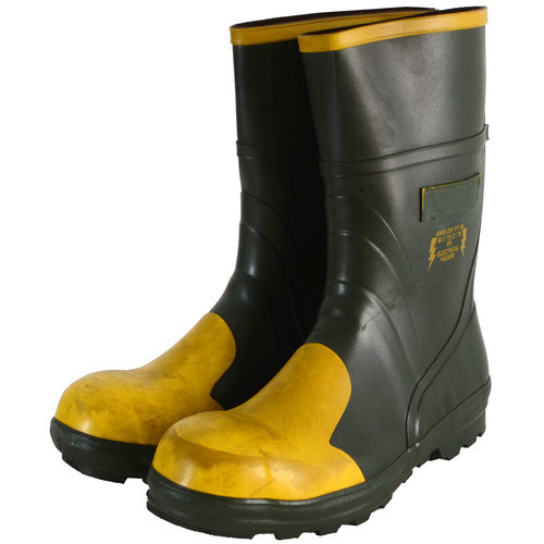 PVC Leather Industrial Safety Boots, Size : 6inch, 7inch, 8inch, 9inch