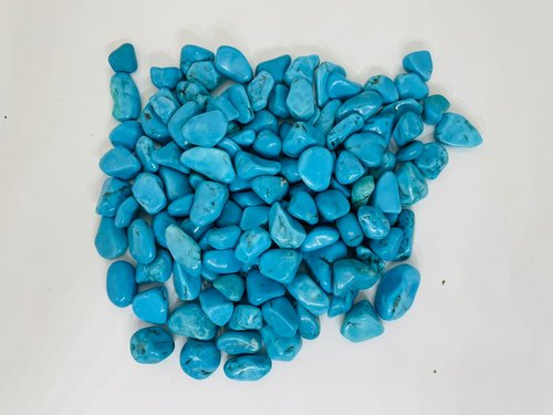 Polished Blue Howlite Stone, For Decoration, Feature : Striking Colours, Stylish Design