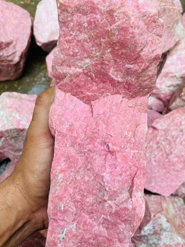 Natural Thulite Rough Stone, Stone Form : Solid