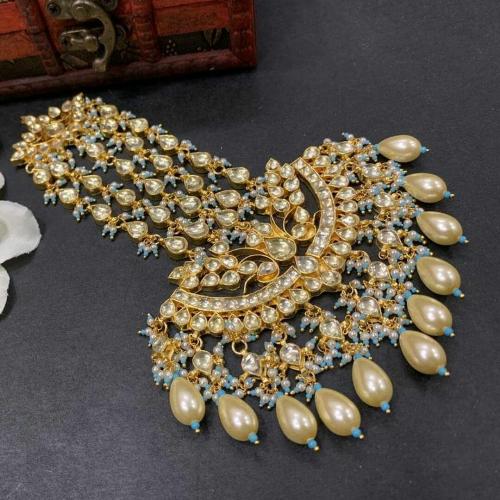 Copper Kundan Maang Tikka, Occasion : Engagement, Gift, Party, Wedding