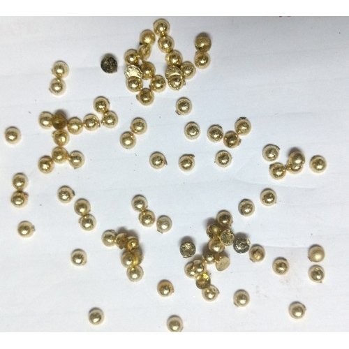 K.M.B Coated Plain Plastic Half Round Pearl Beads, Packaging Type : Packet