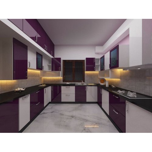 U Shaped Modular Kitchen