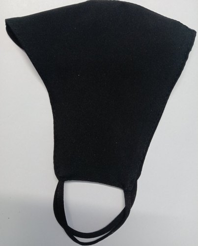 Customized Cotton Face Mask, For Anti Pollution, Color : Black