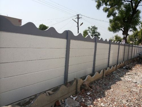 Cement Polished Readymade Compound Wall, For Construction, Pattern : Plain