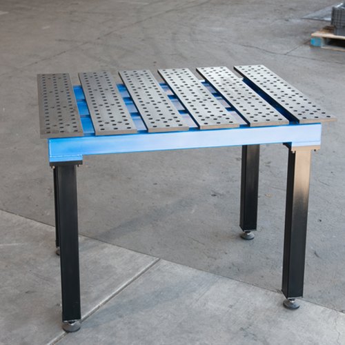 Upto 120 Kg Mild Steel Welding Tables, Shape : Rectangular