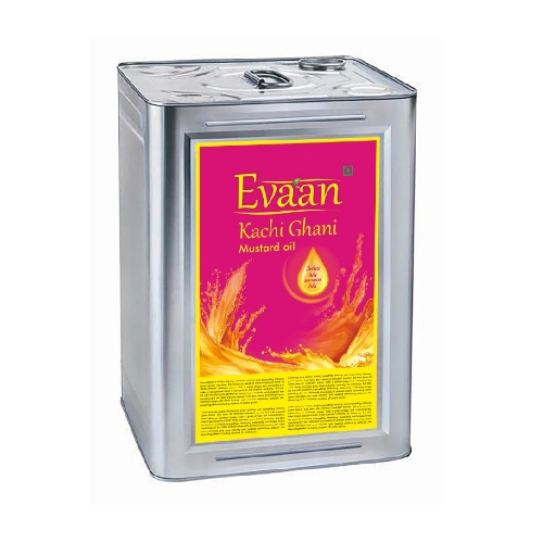 Evaan Machine 15 Kg Mustard Oil, For Cooking, Certification : FSSAI Certified