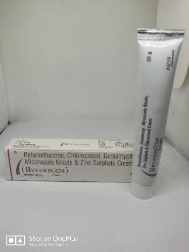 Betawin-GM (Betamenthasone Chlorocresol Gentamycin Miconazole Nitrate S Zinc Sulphate Ceram)