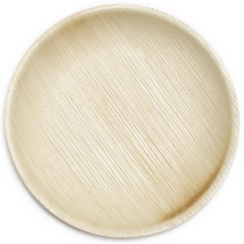 Round Areca Leaf Plates, For Serving Food, Dinnerware, Feature : Disposable, Eco Friendly, Light Weight