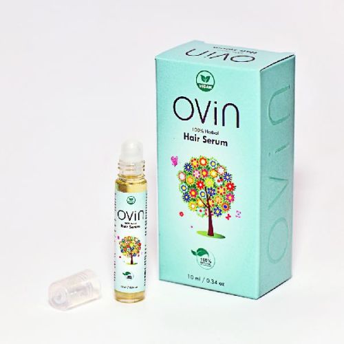 OVIN 100% Herbal Hair Serum (Vegan) For Hair Growth & Strengthening Hair Cutilcles