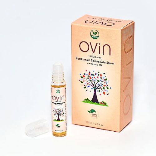 OVIN 100% Herbal Kumkumadi Tailam Body/Face Serum (Vegan) With Natural SPF For Radiance & Glow