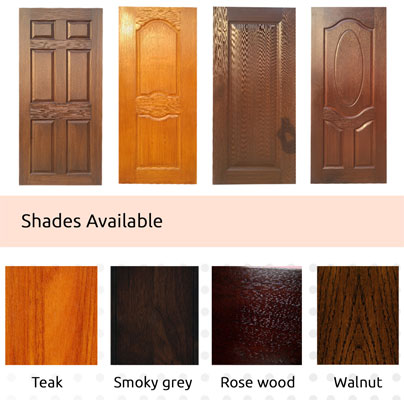 VARNISHED MOULDED PANEL DOOR