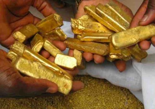 Gold bar, Purity : 99.99%