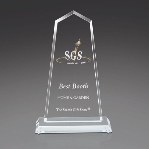 Polished Acrylic Trophy, For College, Office, School, Color : Transparent
